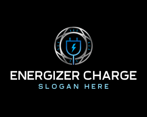 Electric Energy Plug logo design