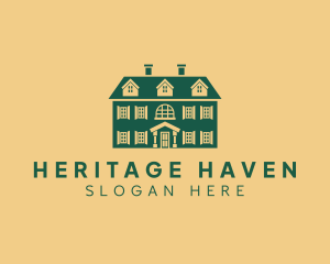 Colonial House Property logo design