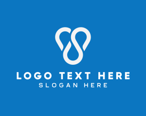 Simple Modern Loop logo