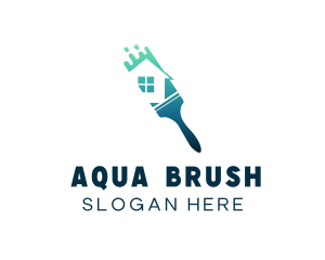 Paint Brush House logo design