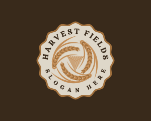 Barley Wheat Harvest logo design