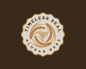 Barley Wheat Harvest logo design