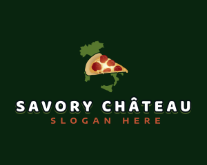 Italian Pizza Cuisine  logo design