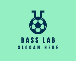 Soccer Sports Flask logo design