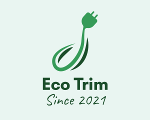 Eco Energy Plug  logo design