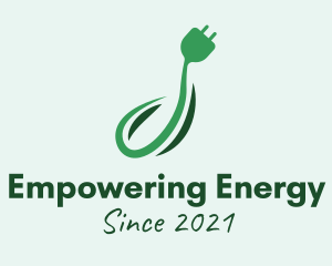 Eco Energy Plug  logo design