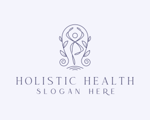 Holistic Zen Yoga Spa logo design