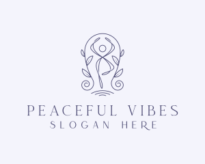 Holistic Zen Yoga Spa logo design