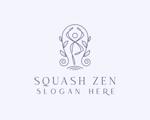 Holistic Zen Yoga Spa logo design