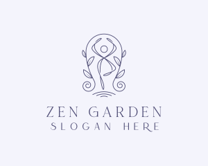 Holistic Zen Yoga Spa logo design