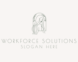 Natural Hair Salon logo design