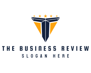 Business Campaign Star Letter T logo design