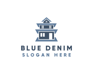 Blue Tall House logo design