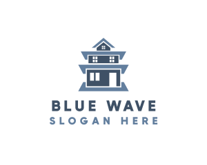 Blue Tall House logo design