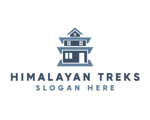 Blue Tall House logo design