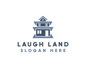 Blue Tall House logo design