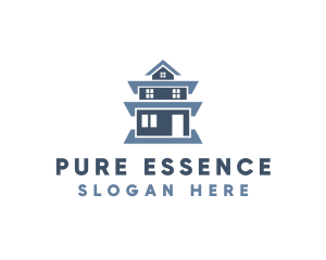 Blue Tall House logo design