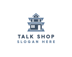 Blue Tall House logo design