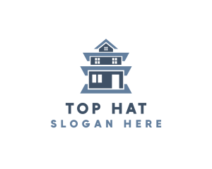 Blue Tall House logo design