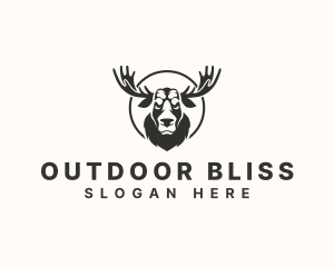 Moose Buck Wildlife logo design