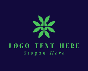 Green Eco Leaf logo