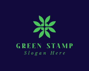 Green Eco Leaf logo design