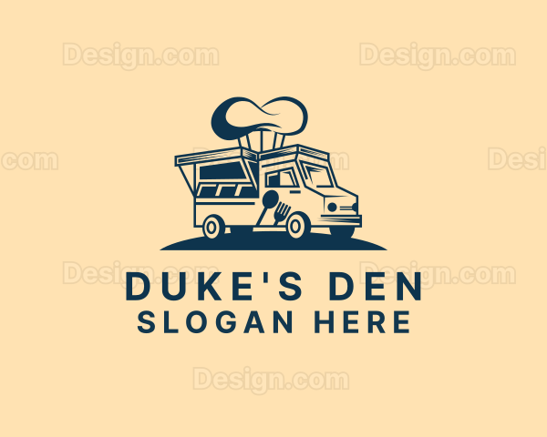 Cook Food Truck Logo