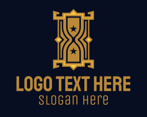 Gold Royal Hourglass logo