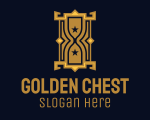 Gold Royal Hourglass logo design