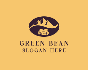 Coffee Bean Mountain logo design