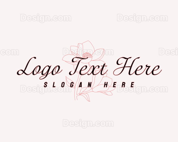 Natural Beauty Flower Logo