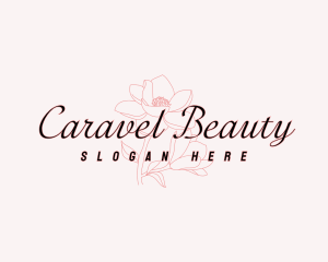 Natural Beauty Flower logo design