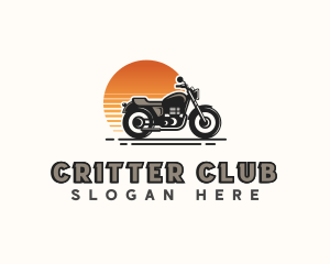 Motorbike Vehicle Rider logo design