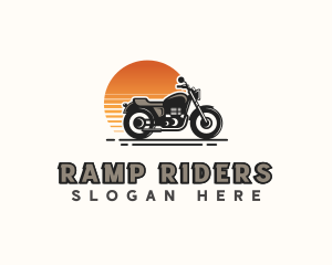 Motorbike Vehicle Rider logo design