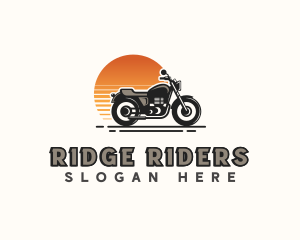 Motorbike Vehicle Rider logo design