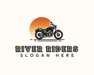 Motorbike Vehicle Rider logo design