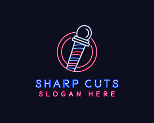 Barber Grooming Styling logo design