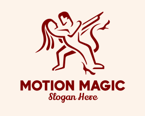 Ballroom Dancing People logo design