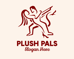 Ballroom Dancing People logo design