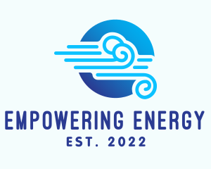 Wind Energy Ventilation  logo design