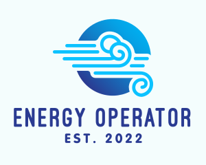 Wind Energy Ventilation  logo design