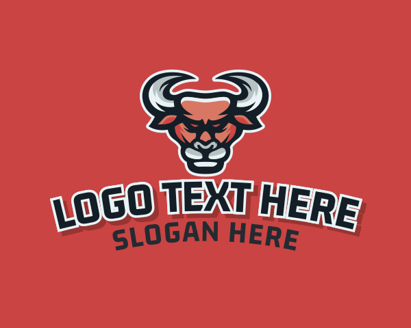 Bull logo example 3