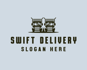 Trailer Truck Delivery logo design