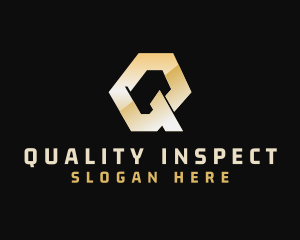 Golden Industrial Construction logo design