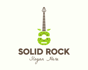 Natural Organic Guitar logo design