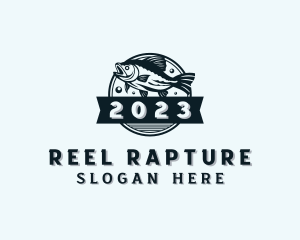 Salmon Fish Fishing  logo