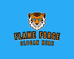 Furious Tiger Gamer logo design