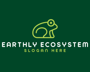 Frog Amphibian Creature logo