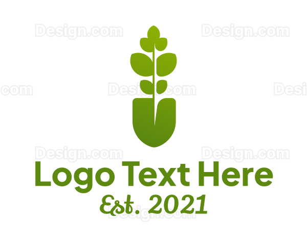 Gardening Spade Tool Logo