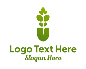 Gardening Spade Tool  Logo